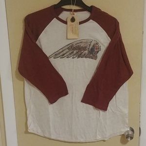 Lucky Brand Indian 3/4 sleeve t-shirt